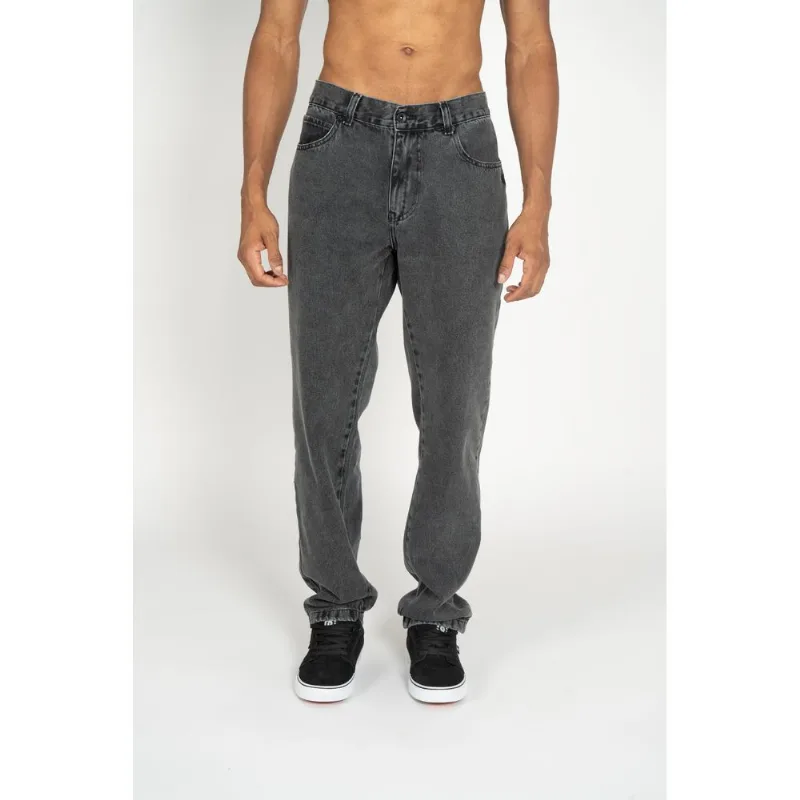 Calca Element Jeans Wide Denim Preto -Preto-40