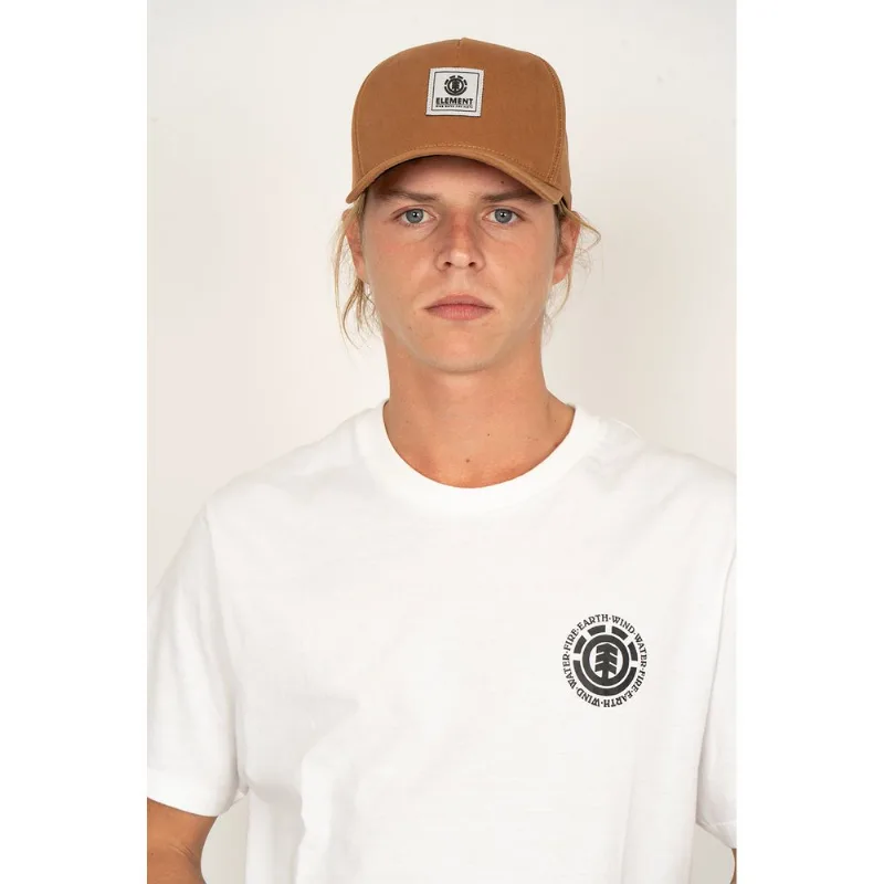 Boné Element Logo Classic Caqui Escuro Boné Element Logo Classic Caqui Escu-CÁQUI ESCURO-U