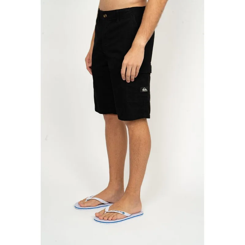 Bermuda Quiksilver Cargo Twill Preto 40-Preto-44