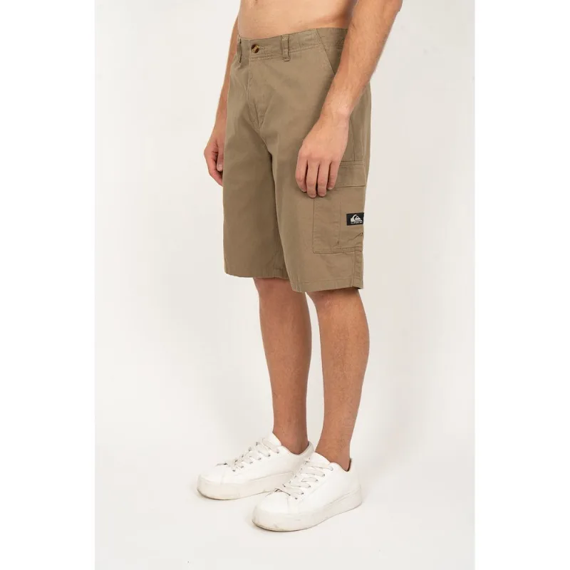 Bermuda Quiksilver Cargo Twill Cáqui Escuro Bermuda Quiksilver Cargo Twill Caqui Escuro 40-CÁQUI ESCURO-46
