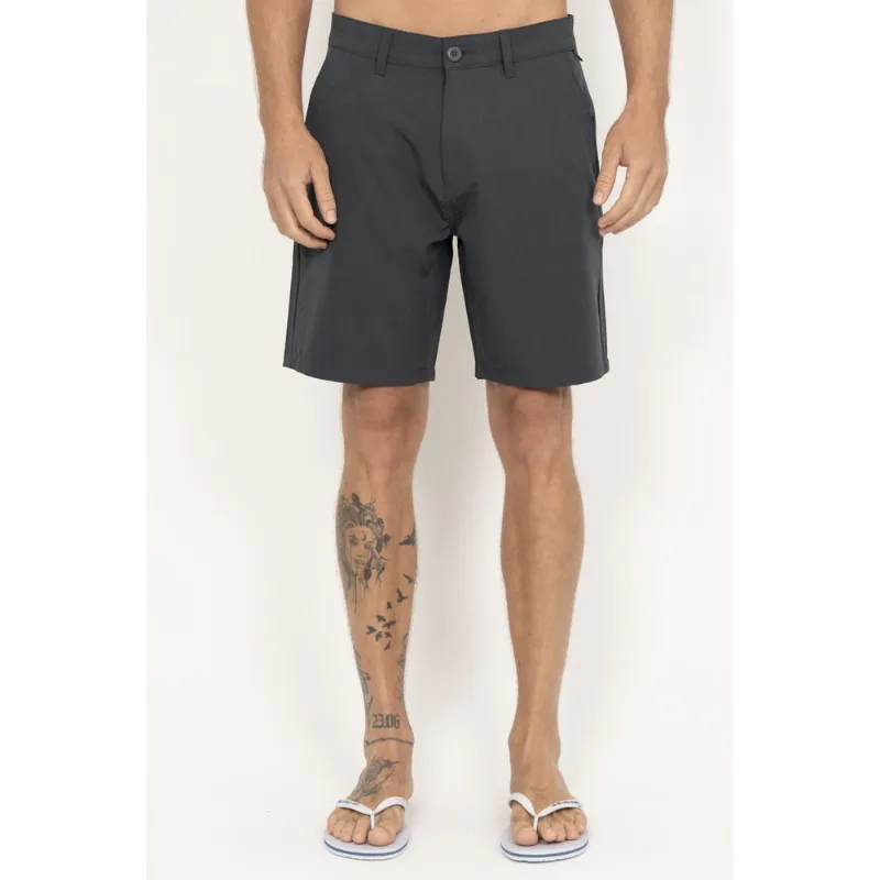 Bermuda Quiksilver Union Confy Cinza-Cinza-46