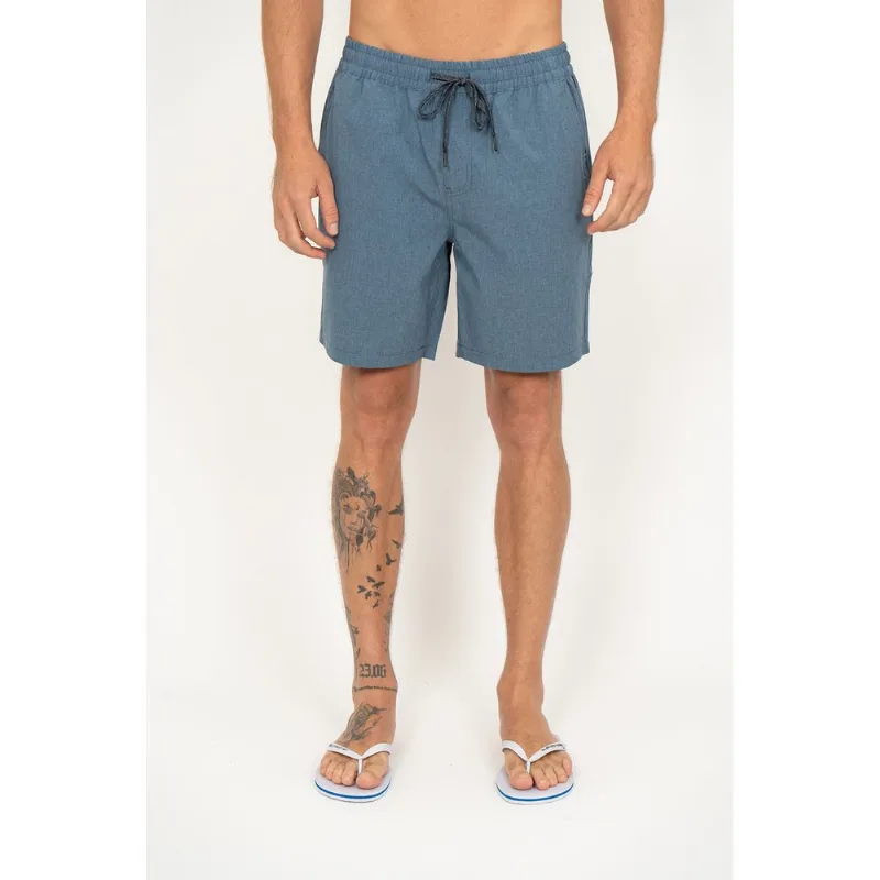Bermuda Quiksilver Taxer Melange Azul Bermuda Quiksilver Taxer Melange Az-Azul-P