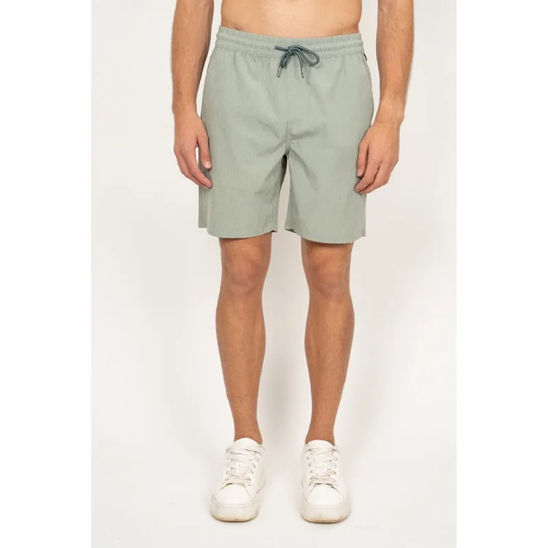 Bermuda Quiksilver Taxer Melange Cinza Bermuda Quiksilver Taxer Melange Cin-Cinza-P