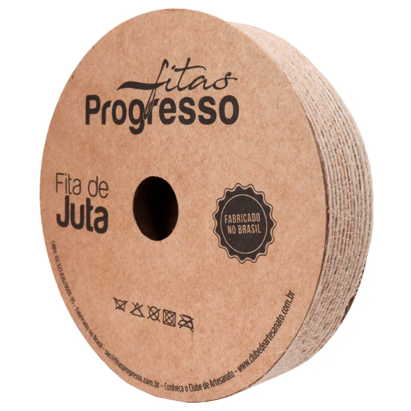 Fita de Juta Jt005 20 Mm Com 10m Cor 001 Natural