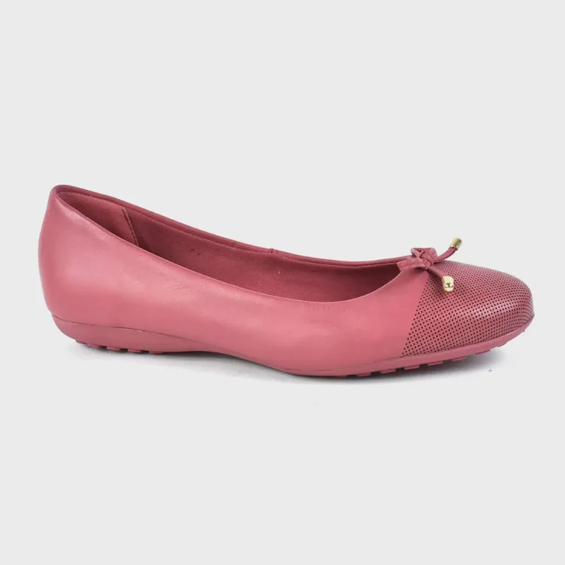 Sapatilha Bottero Couro Feminina Rose