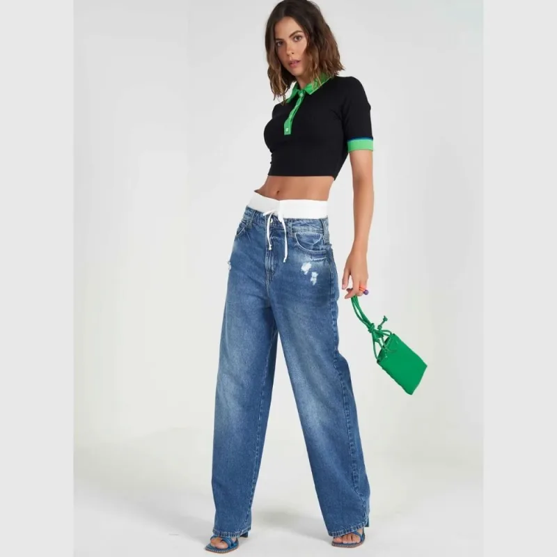 Calça Colcci Jeans Bruna Low Índigo - Colcci - Moda
