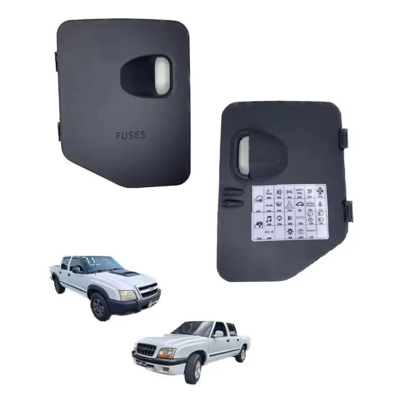 3x Tampa Caixa De Fusíveis Chevrolet S10 2001 À 2011 Envio 2