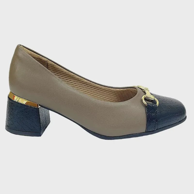 Sapato Feminino Piccadilly Salto Médio 748026 Maxi terapy