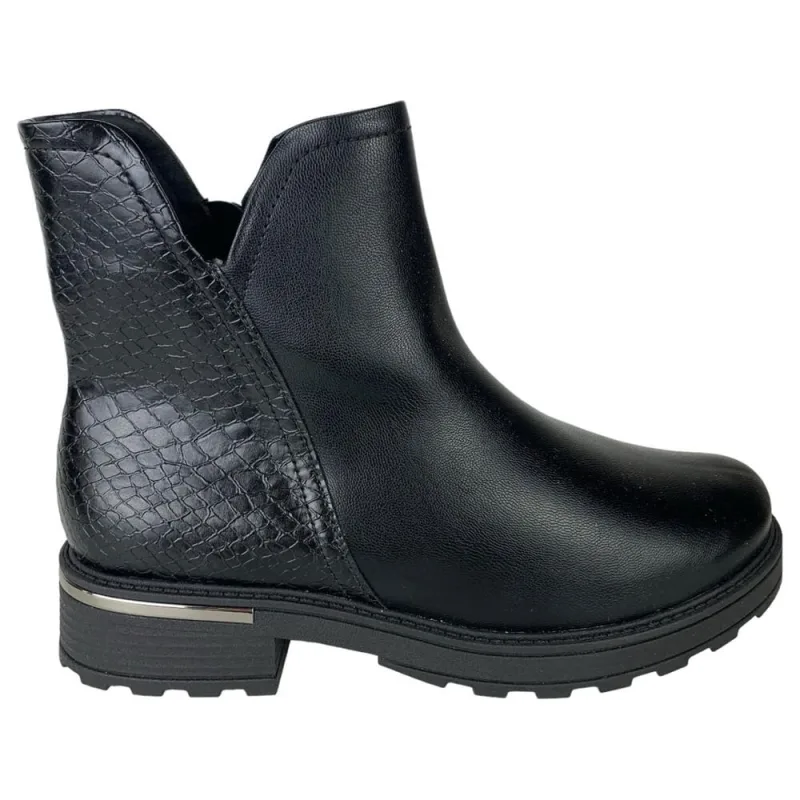 Bota Coturno Feminina Cano Curto Piccadilly Ortopedica - Não Disponível - Calçados