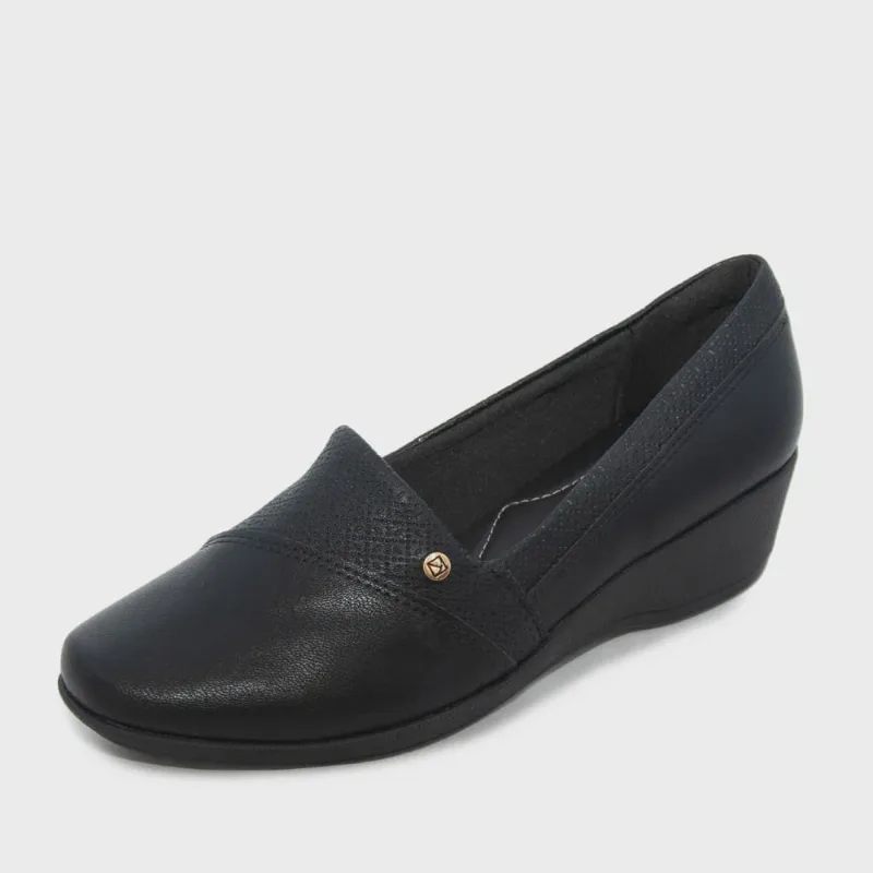 Sapato Feminino Piccadilly Anabela ref: 143214 napa-napa strech