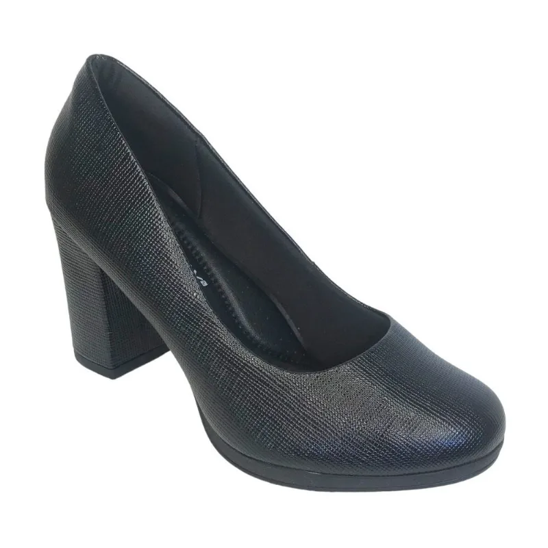 Sapato Scarpin Fem Piccadilly Napa Preto 130185-337