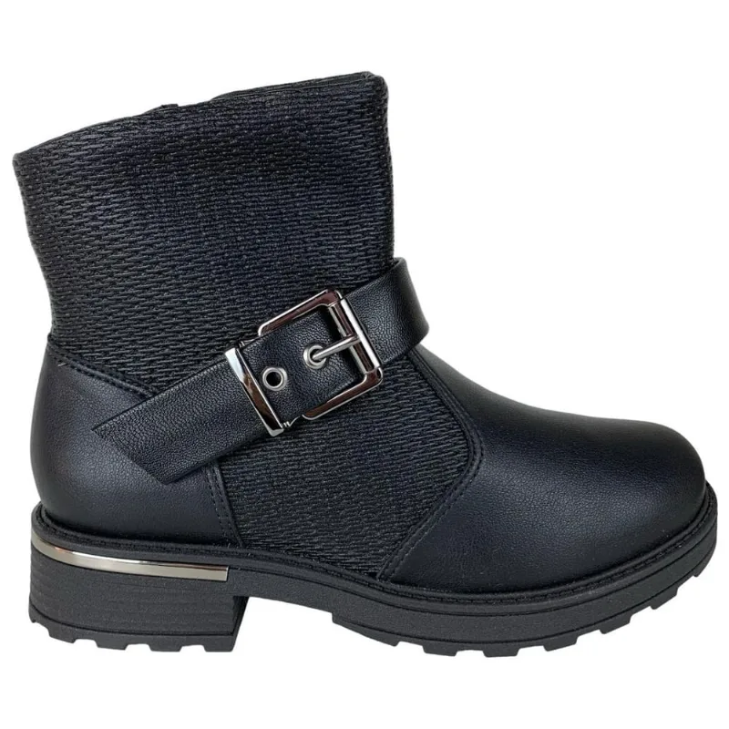 Bota Feminina Ortopédica Piccadilly Cano Curto Tratorada