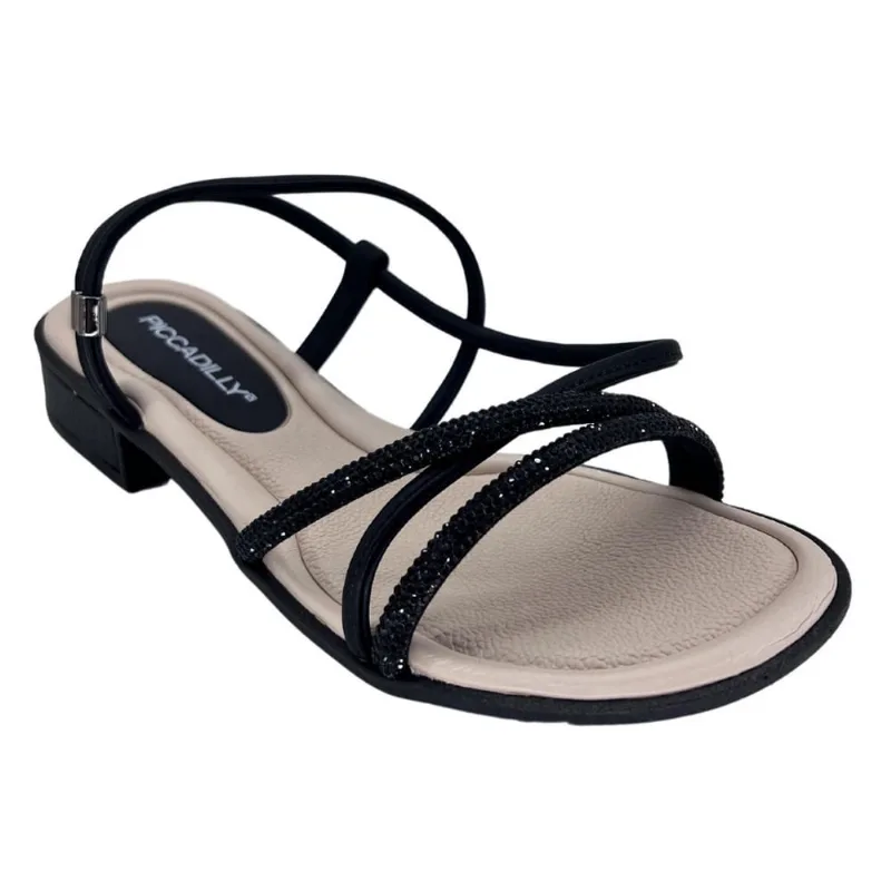 Sandália Piccadilly Salto Baixo 590045 - Feminino