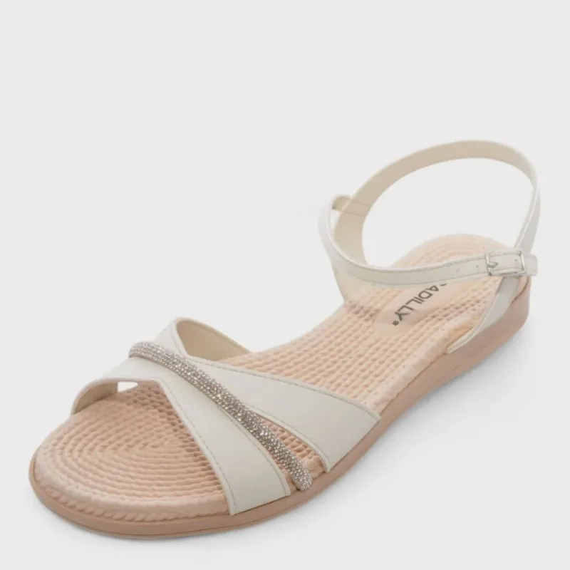 Sandália Feminina Piccadilly Rasteira ref: 513012 napa