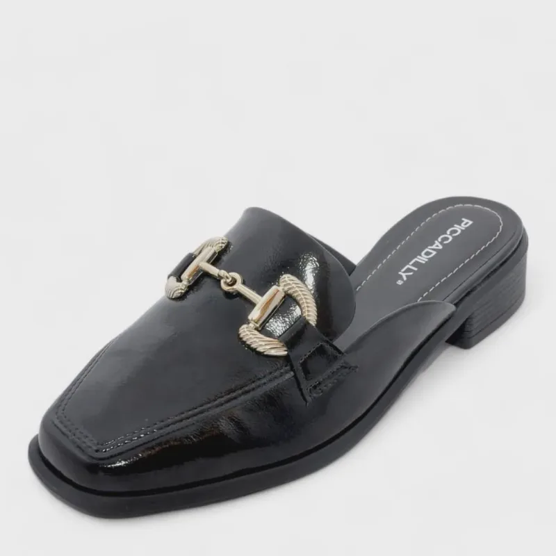 Sapato Feminino Piccadilly Mule ref: 662002 verniz