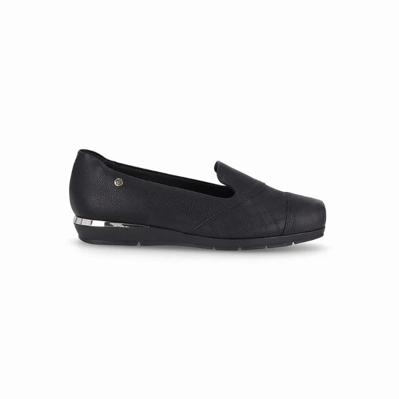 PICCADILLY MAXI - Loafer Fernanda Salto Baixo Preto 39 - PICCADILLY