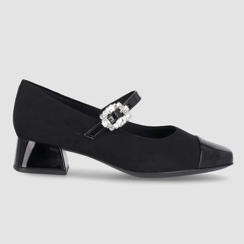 Sapato Boneca Tati Salto Médio Preto 37