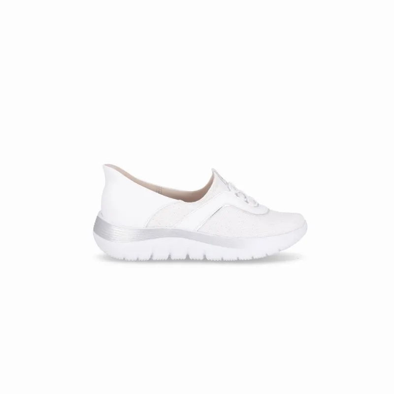 Tênis SlipFit Salto Médio Branco Neve 39