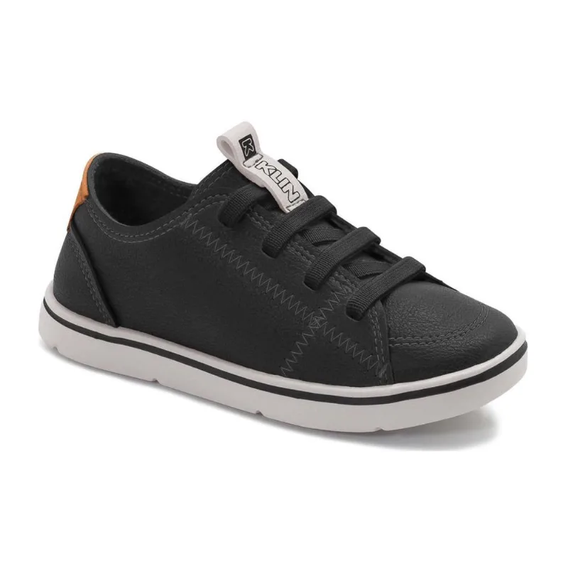 Tenis Infantil Klin Menino Confortavel Flyer Mini - Preto