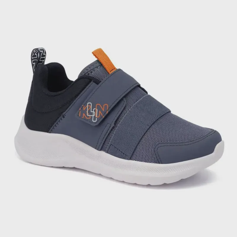 Tênis infantil klin freedom mini marinho grafite 22 ao 27 antiderrapante