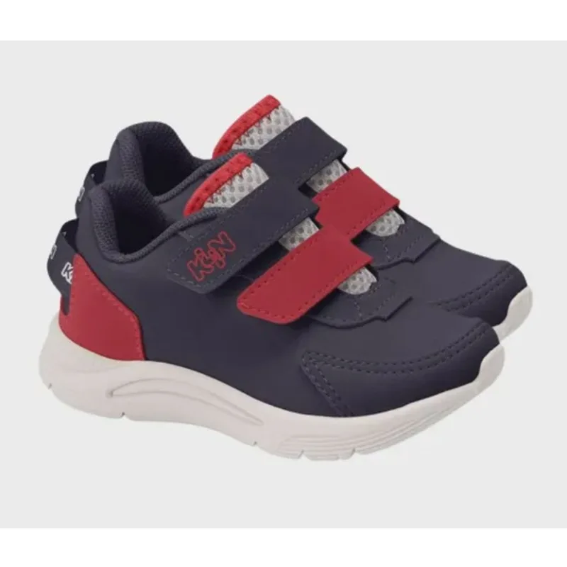 Tênis infantil menino klin new sport mini marinho/vermelho 22 ao 27