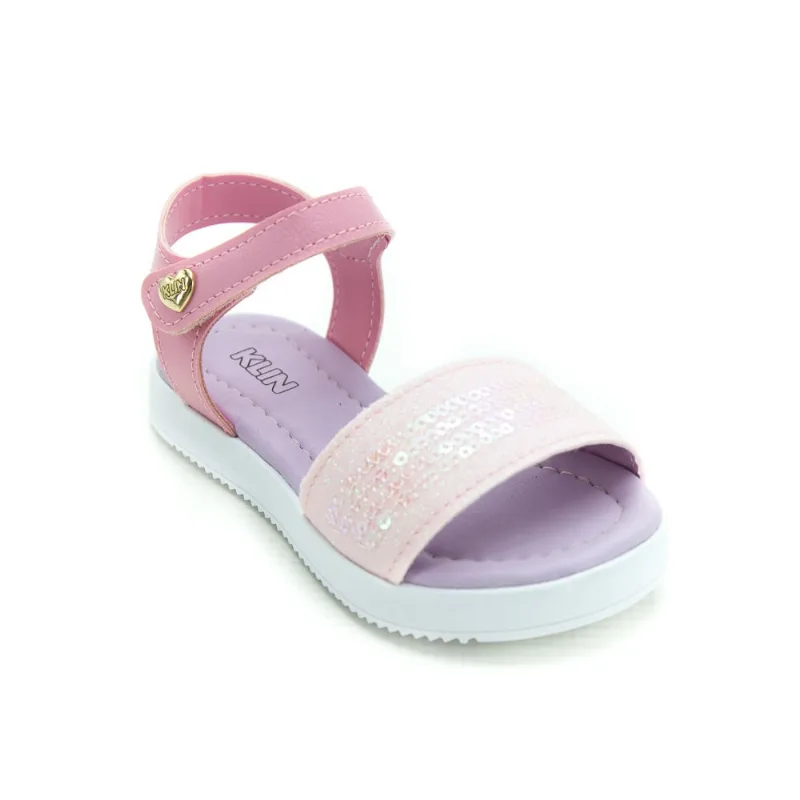 Sandália Infantil Menina Klin Lolinha - Rosa