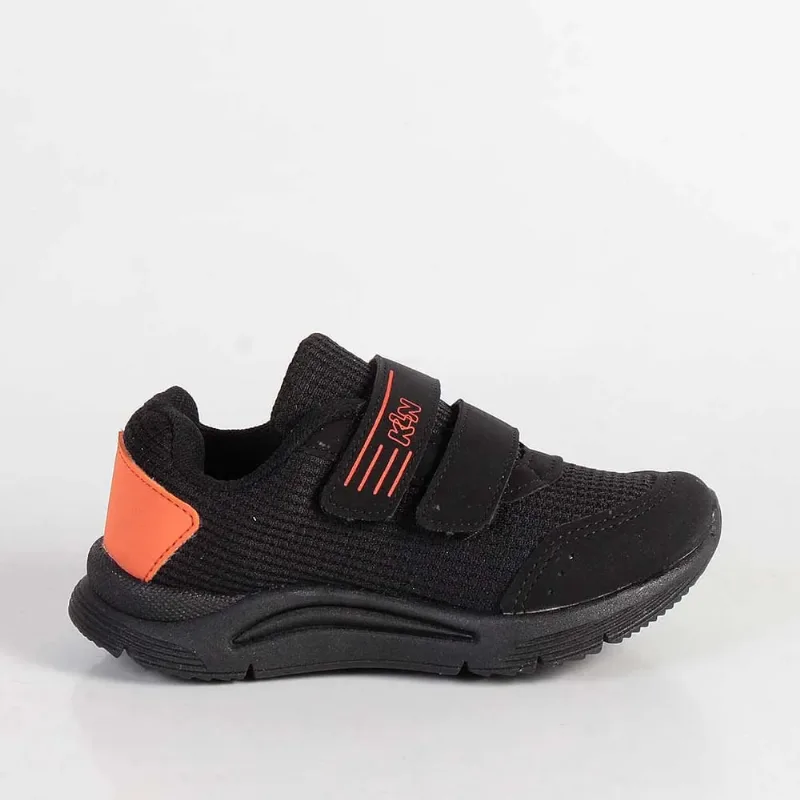 Tênis Esportivo Menino Klin New Sport Preto/Laranja 199107-2