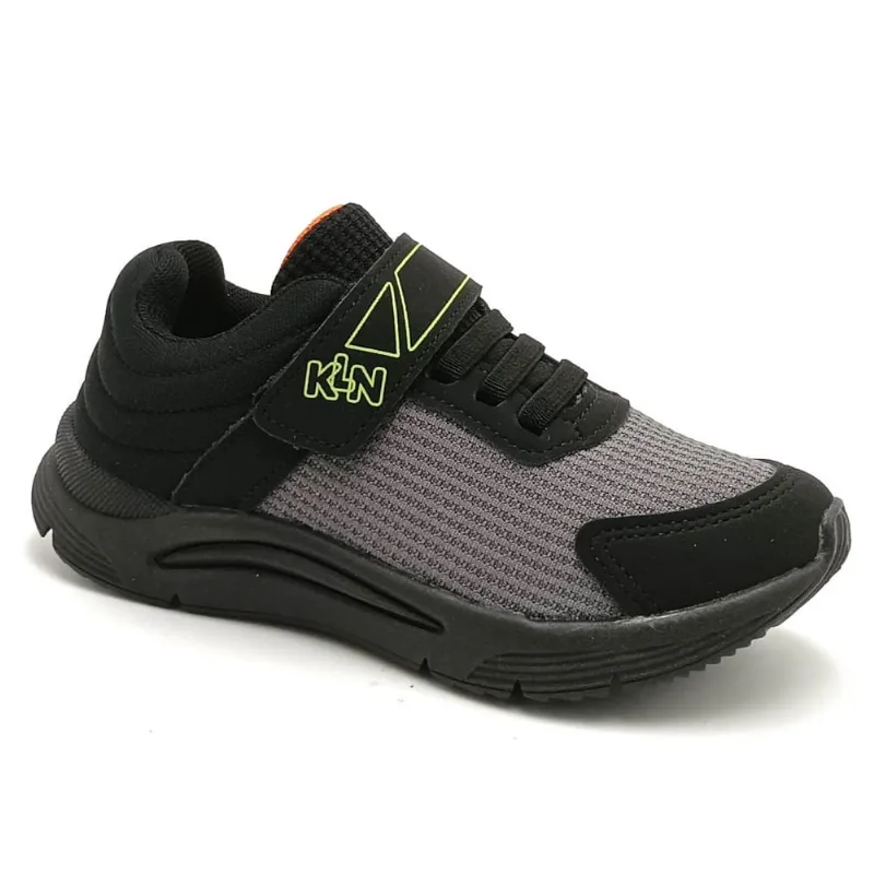 Tênis Esportivo Menino Klin New Sport Preto/Cinza 480052-1