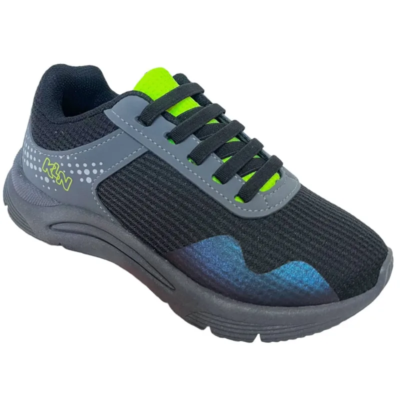 Tênis Esportivo Menino Klin New Sport Cinza/Preto 480054-2