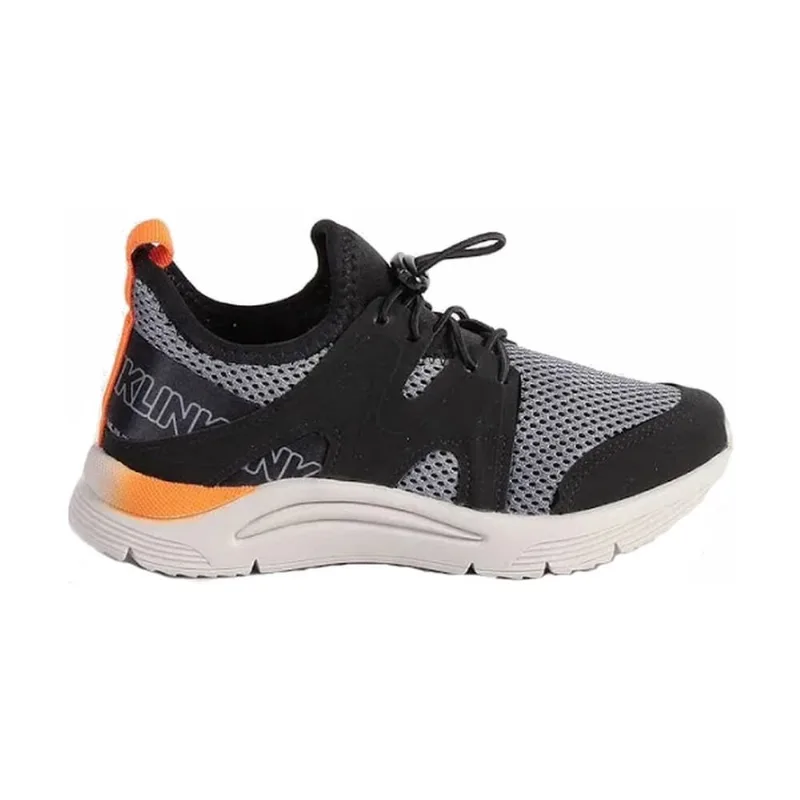 Tênis Infantil Esportivo Menino Klin New Sport Cinza/Laranja