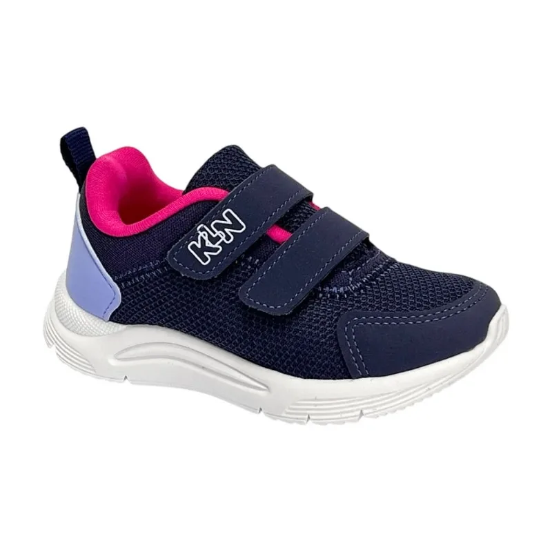 Tênis Menina Klin New Sport Mini Marinho/Rosa 199119