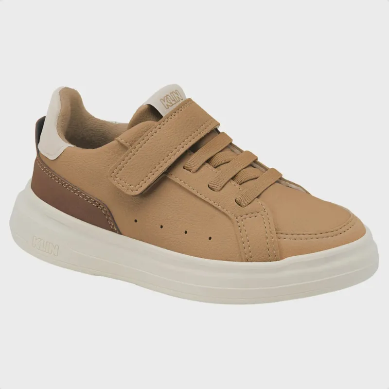 Tênis Infantil Klin Capri Mini Tira Autocolante Masculino Estiloso
