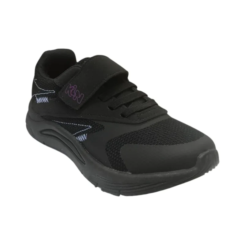 Tênis Esportivo Menina Klin New Sport Kids Preto/Roxo 480069 30 / Preto