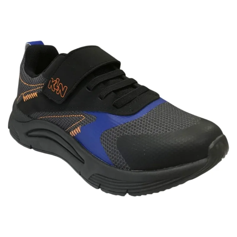 Tênis Esportivo Menino Klin New Sport Kids Preto/Azul 480069