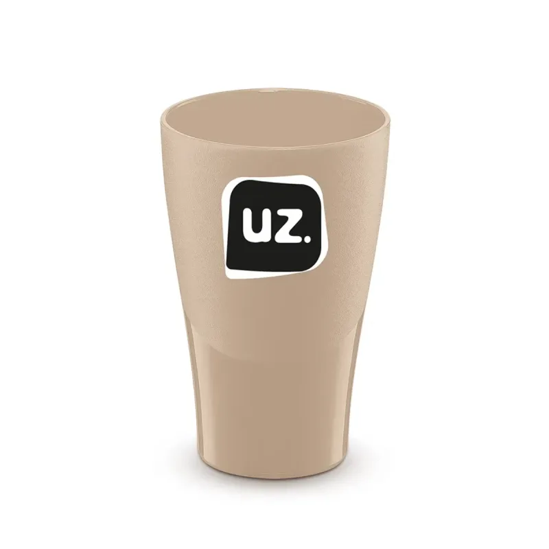 Copo para Água Uz Plástico Capuccino Água 300ml - Uz