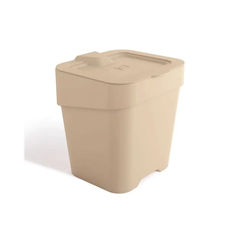 Lixeira de Pia Slim 2,5l Capuccino Solido Plastico (uz420cap) - UZ Utilidades - Ud