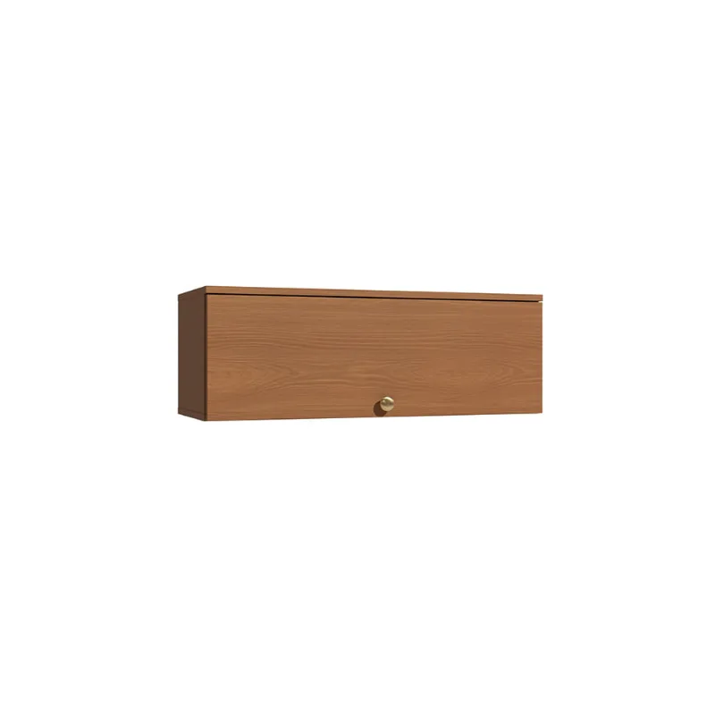 Armário Aéreo Basculante 1 Porta 80cm Elara Kappesberg Canela
