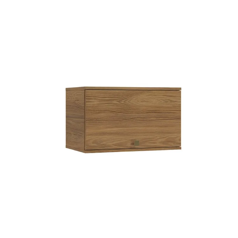 Armário Aéreo Celeste Kappesberg 100% MDF 1 Porta Basculante Nogueira 60cm