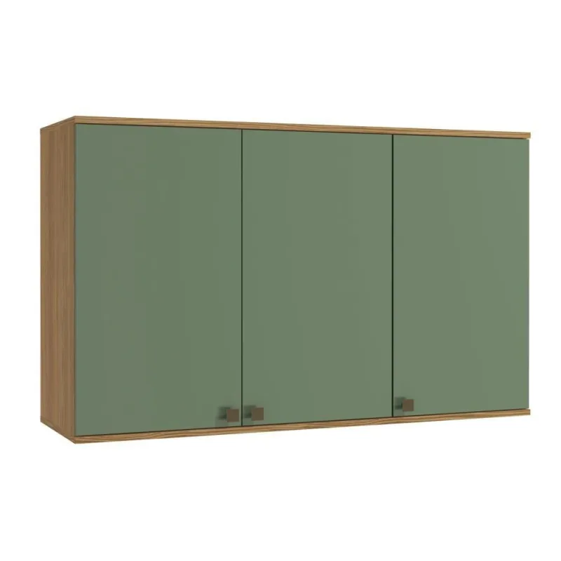 Armário Aéreo Celeste Kappesberg 100% Mdf 3 Portas - Kappesberg