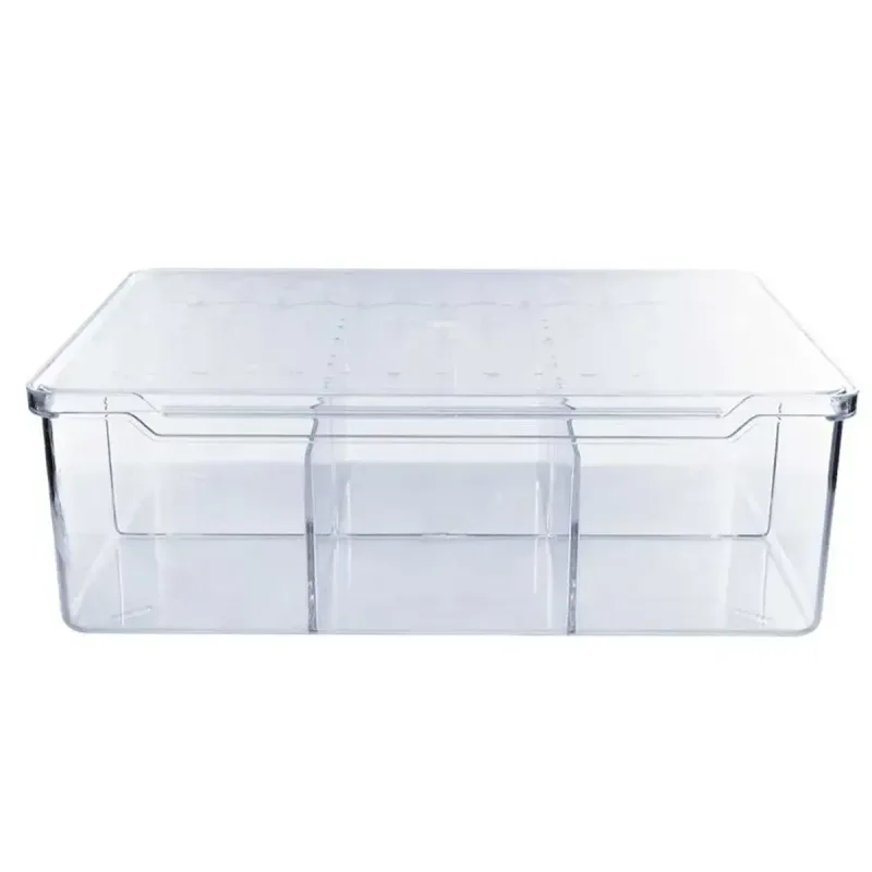 Organizador Uz Multiuso Plástico com Divisória Transparente - Uz - Utilidades E Casa