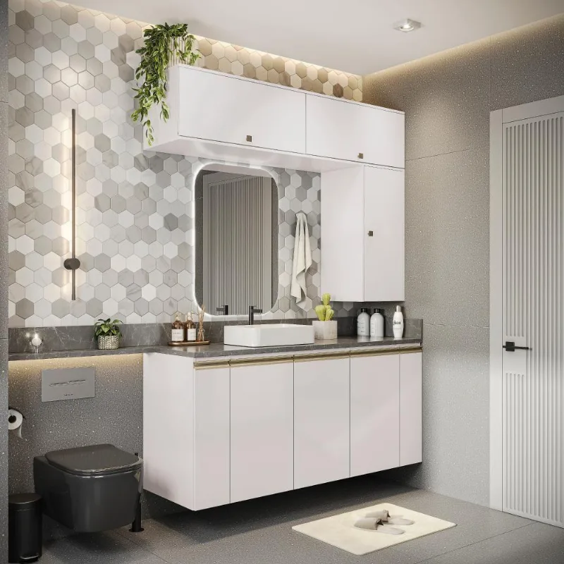 Conjunto Para Banheiro Kappesberg Celeste 7 Peças Branco