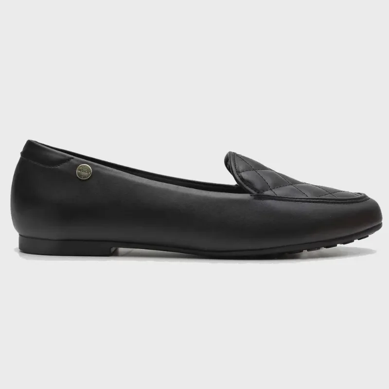 Mocassim Feminino Matelassê Ultra Conforto Preto Modare 7375.103