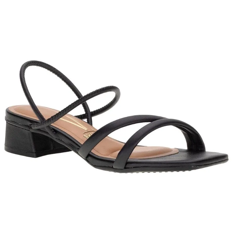 Sandalia Vizzano Confort Preto Salto Baixo 034