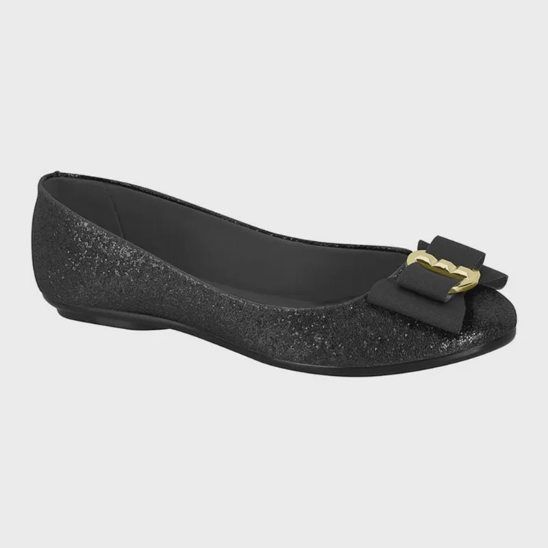 Sapatilha de Laço Moleca 5094.1502 Gliter