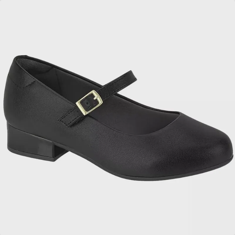 Sapato Infantil Molekinha Social Salto Preto