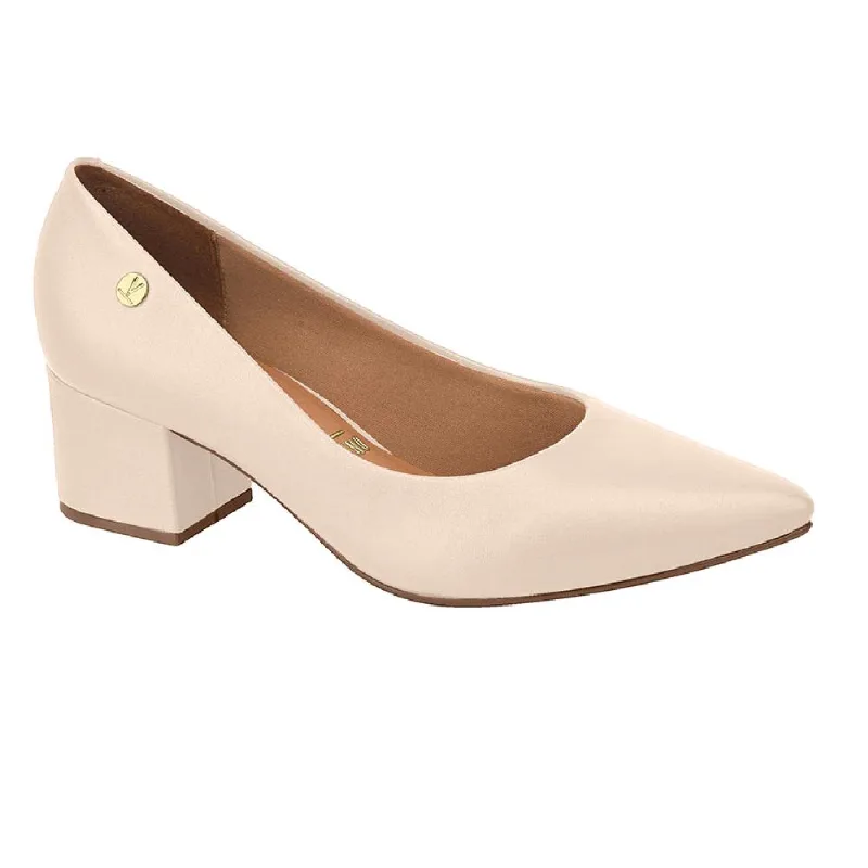 Scarpin Vizzano Salto Bloco Creme 037