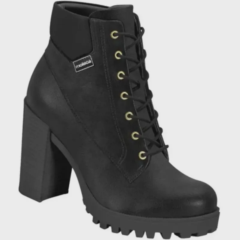 Coturno Moleca 5325.119 Feminino