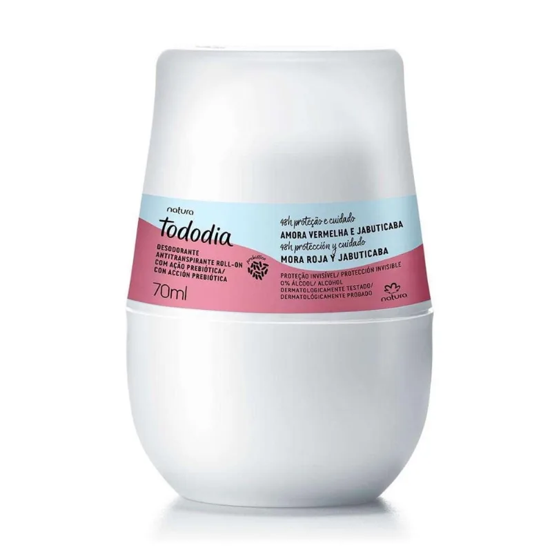 Desodorante Roll-On Amora Vermelha E Jabuticaba Natura