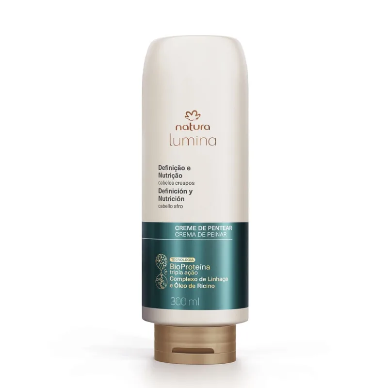 Natura lumina creme de pentear cabelos crespos 300ml