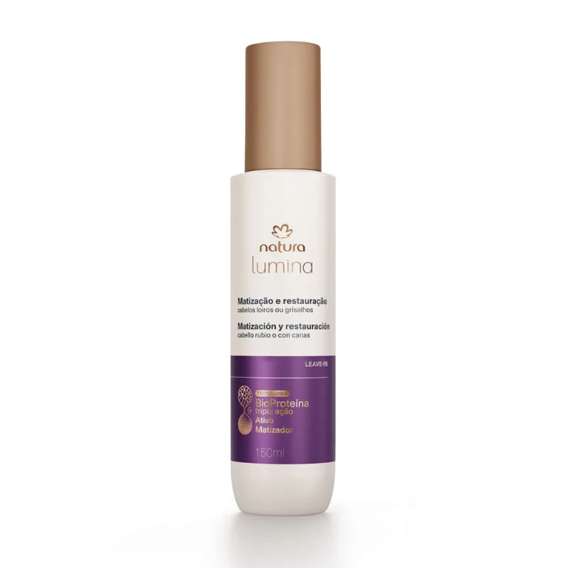 Natura lumina leave-in matizacao E restauração 150ml